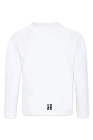 tshirt in cotone bianco GIVENCHY KIDS | H30430117